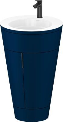 Duravit Starck 1 c-bonded yerden dolap 560 mm Gece Mavisi Saten Mat Lake S19513OBD980000