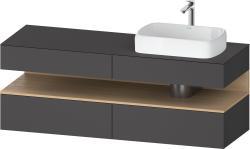 Duravit Studio F. A. Porsche Collection Asma dolap ünitesi 1600 mm Grafit Mat QA4778030490010