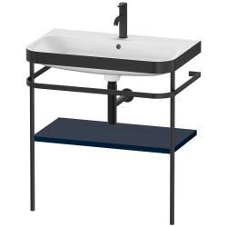 Duravit Happy D.2 c-bonded Metal lavabo konsolu 775 mm Gece Mavisi Saten Mat Lake HP4737O9898
