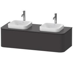 Duravit Happy D.2 Asma dolap ünitesi 1300 mm Grafit Süper Mat HP4943B80800010
