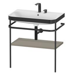 Duravit Happy D.2 c-bonded Metal lavabo konsolu 775 mm Taş Grisi Saten Mat Lake HP4737E9292