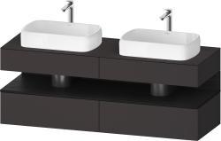 Duravit Studio F. A. Porsche Collection Asma dolap ünitesi 1600 mm Grafit Süper Mat QA4779016800010