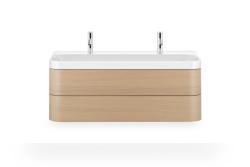 Duravit Happy D.2 c-shaped asma set 1175 mm Akdeniz Meşesi Gerçek ahşap kaplama HP4379O71710000