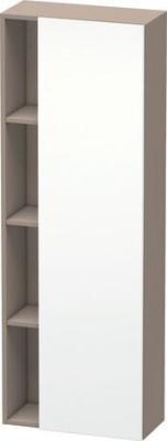 Duravit DuraStyle Boy dolabı Beyaz Mat Kapı menteşesi: Sağ, Ön yüzey: Beyaz Mat, Dekor, Gövde: Bazalt Mat, Dekor DS1238R1843