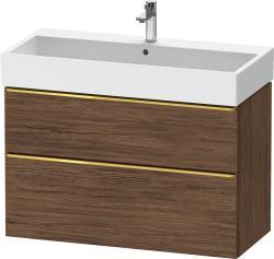 Duravit D-Neo Asma dolap ünitesi 984 mm Koyu Ceviz Dekor DE4374034210000