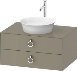 Duravit White Tulip Asma dolap ünitesi 800 mm Taş Grisi Parlak WT49900H2H2