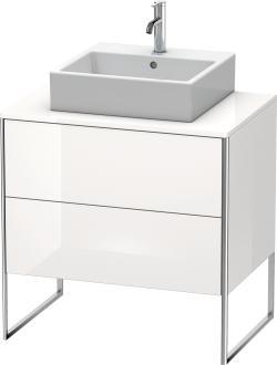 Duravit XSquare Yerden dolap ünitesi için tezgah 800 mm Beyaz (parlak) XS492002222
