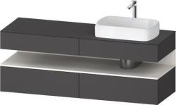 Duravit Studio F. A. Porsche Collection Asma dolap ünitesi 1600 mm Grafit Mat QA4778084490000