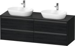Duravit Ketho.2 Asma dolap ünitesi 1600 mm Siyah Meşe K24899B16160000