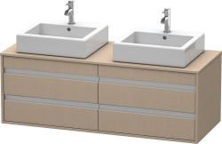 Duravit Ketho Asma dolap ünitesi 1400 mm Keten Dekor KT6657B7575