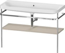 Duravit Happy D.2 c-shape Metal lavabo konsolu 1175 mm Taupe Saten Mat Lake HP4839N60600000