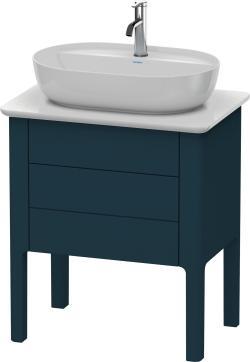 Duravit Luv Yerden dolap ünitesi için tezgah 638 mm Gece Mavisi Saten Mat Lake LU956509898