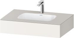 Duravit Studio F. A. Porsche Collection Ankastre lavabo tezgahlı dolap ünitesi ile birlikte 800 mm Beyaz Süper Mat QA4690084840000