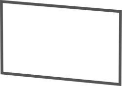 Duravit Vitrium Ankastre çerçevesi Grafit Mat Grafit Alüminyum Mat VT9688049490000
