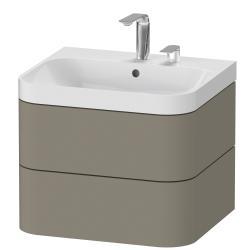 Duravit Happy D.2 c-shaped asma set 575 mm Taş Grisi Saten Mat Lake HP4345E9292