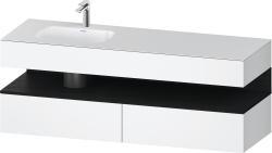 Duravit Studio F. A. Porsche Collection Ankastre lavabo tezgahlı dolap ünitesi ile birlikte 1600 mm Beyaz Mat QA4795016180010