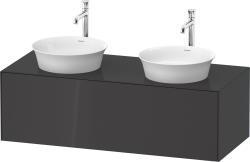 Duravit White Tulip Asma dolap ünitesi 1300 mm Grafit Parlak WT4978BH1H10010