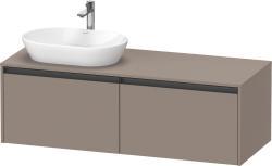 Duravit Ketho.2 Asma dolap ünitesi 1400 mm Bazalt Mat K24888L43430000