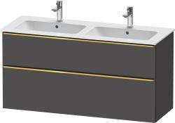 Duravit D-Neo Asma dolap ünitesi 1280 mm Grafit Mat DE4365034490000