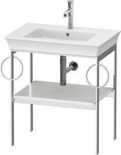 Duravit White Tulip Metal konsol 684 mm Beyaz Saten Mat Lake WT4546B3636