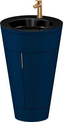 Duravit Starck 1 c-bonded yerden dolap 560 mm Gece Mavisi Saten Mat Lake S19515O04980010