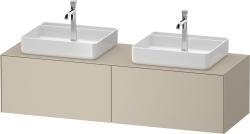 Duravit White Tulip Asma dolap ünitesi 1600 mm Taupe Saten Mat Lake WT4865B60600000