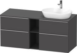 Duravit D-Neo Asma dolap ünitesi 1400 mm Grafit Mat DE4970R70490000