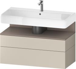 Duravit Studio F. A. Porsche Collection Asma dolap ünitesi 990 mm Taupe Süper Mat QA4395043830000