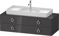 Duravit White Tulip Asma dolap ünitesi 1300 mm Grafit Parlak WT4992MH1H10010