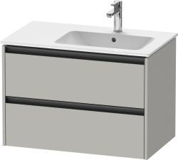 Duravit Ketho.2 Asma dolap ünitesi 810 mm Beton Gri Mat Dekor K25268007070000