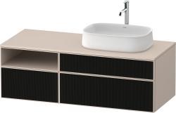 Duravit Zencha Asma dolap ünitesi 1300 mm Siyah Çizgi Yapısı ZE4829063830000