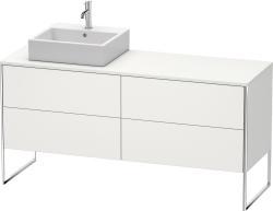Duravit XSquare Yerden dolap ünitesi için tezgah 1600 mm İskandinav Beyazı Saten Mat Lake XS4924L3939