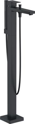Duravit Manhattan Yerden küvet bataryası 50 mm Siyah Mat