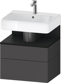 Duravit Studio F. A. Porsche Collection Asma dolap ünitesi 590 mm Grafit Mat QA4393016490010