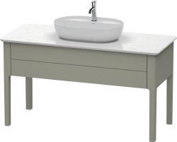Duravit Luv Yerden dolap ünitesi için tezgah 1338 mm Taş Grisi Saten Mat Lake LU956109292