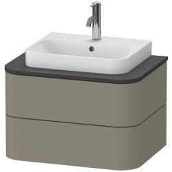 Duravit Happy D.2 Asma dolap ünitesi 650 mm Taş Grisi Saten Mat Lake HP496009292