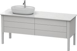 Duravit Luv Yerden dolap ünitesi için tezgah 1733 mm İskandinav Beyazı Saten Mat Lake LU9568L3939