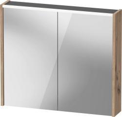 Duravit D-Code Aynalı dolap 800 mm Marbeled Oak
