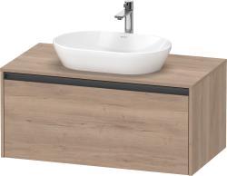 Duravit Ketho.2 Asma dolap ünitesi 1000 mm Marbeled Oak K24886055550000