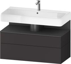 Duravit Studio F. A. Porsche Collection Asma dolap ünitesi 990 mm Grafit Süper Mat QA4395049800000