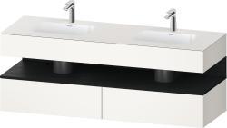 Duravit Studio F. A. Porsche Collection Ankastre lavabo tezgahlı dolap ünitesi ile birlikte 1600 mm Beyaz Süper Mat QA4797016840010