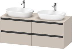 Duravit Ketho.2 Asma dolap ünitesi 1400 mm Taupe Dekoru K24898B91910000
