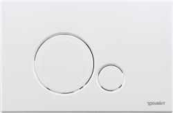Duravit DuraSystem WC için mekanik kumanda paneli Beta 120 6 mm Beyaz (Alpin)