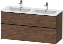 Duravit D-Neo Asma dolap ünitesi 1280 mm Koyu Ceviz Dekor DE43650BD210000