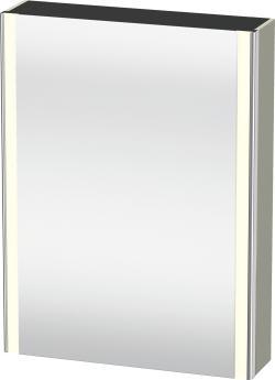 Duravit XSquare Aynalı dolap 600 mm Taupe Saten Mat Lake XS7111L60600000