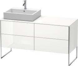 Duravit XSquare Yerden dolap ünitesi için tezgah 1400 mm Beyaz (parlak) XS4923L2222