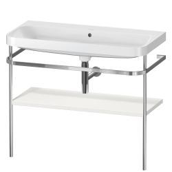Duravit Happy D.2 c-shape Metal lavabo konsolu 975 mm İskandinav Beyazı Saten Mat Lake HP4838N3939
