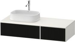 Duravit Zencha Asma dolap ünitesi 1300 mm Siyah Çizgi Yapısı ZE4816063840000