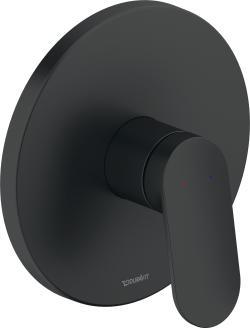 Duravit Wave Ankastre duş bataryası 170 mm Siyah Mat WA4210010046
