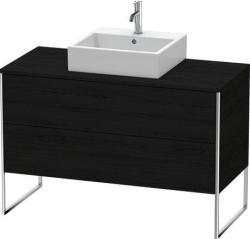 Duravit XSquare Yerden dolap ünitesi için tezgah 1200 mm Siyah Meşe